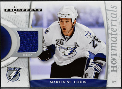 2007-08 Fleer Hot Prospects Materials Martin St. Louis HM-SL Jersey 5105