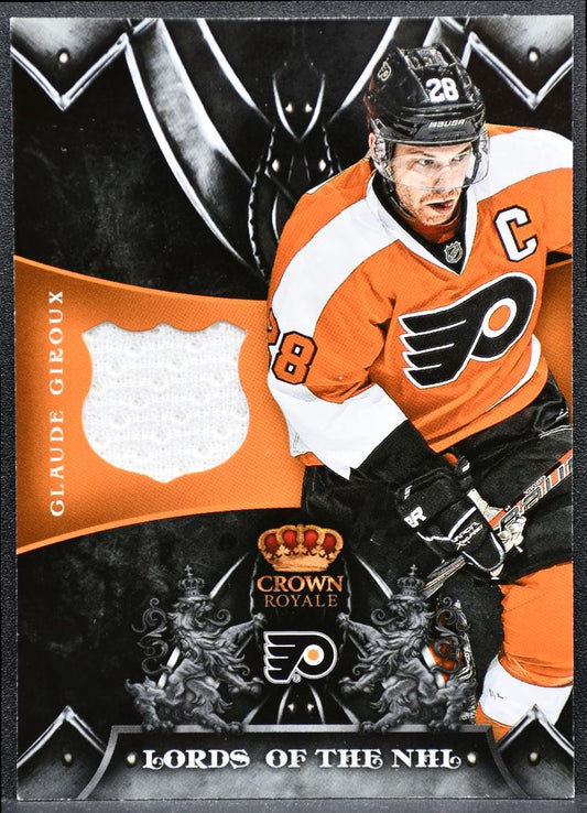 2012-13 Panini Rookie Anthology Crown Royale Lords of the NHL Giroux Jersey 0031