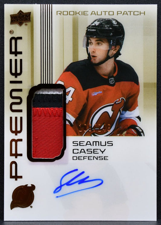 2024-25 UD Premier Acetate Bronze Rookies Auto Patch Casey RC Auto Patch 5701