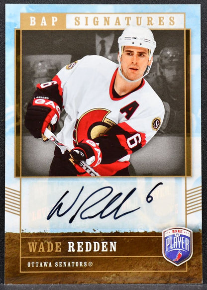 2006-07 Be A Player Signatures Wade Redden WR Ottawa Senators Auto 9114