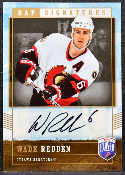 2006-07 Be A Player Signatures Wade Redden WR Ottawa Senators Auto 9114