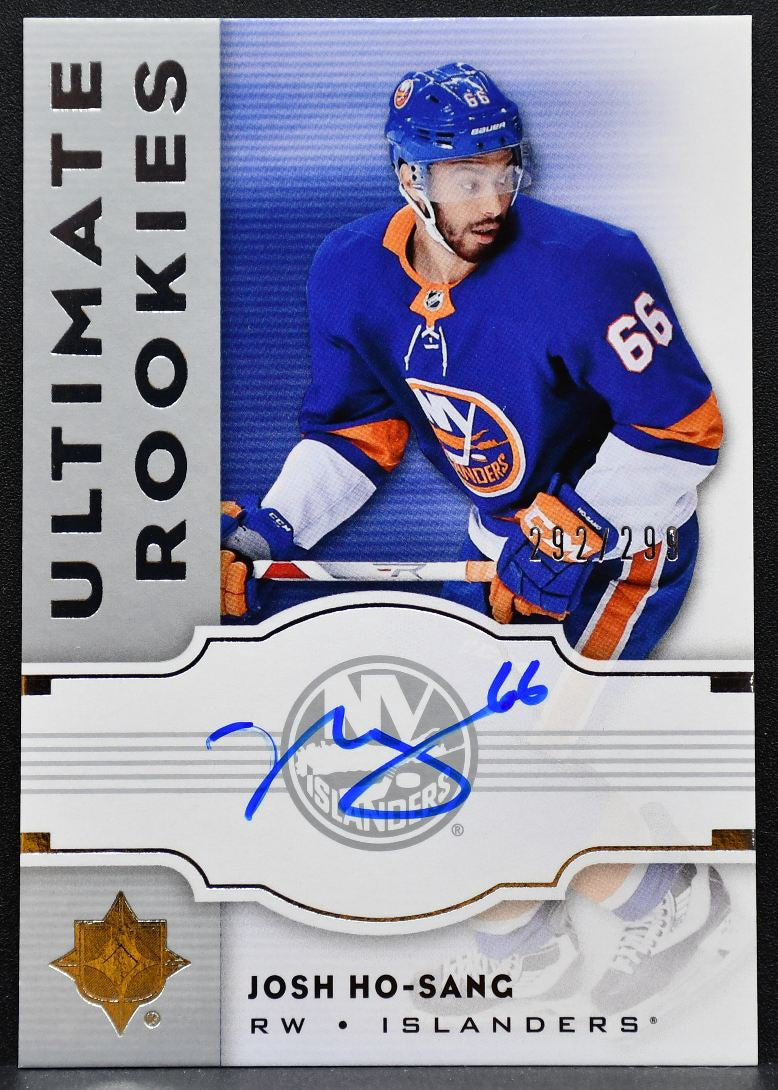 2017-18 UD Ultimate Collection 2007-08 Retro Rookie Auto Ho-Sang RC Auto 2879