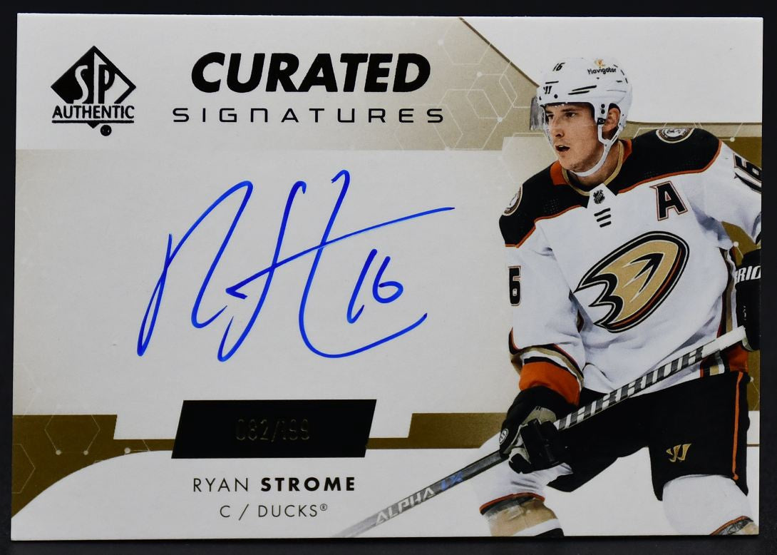 2022-23 SP Authentic Curated Signatures Ryan Strome SPC-RS Auto