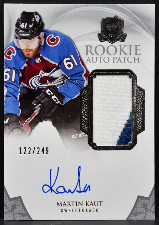2020-21 UD The Cup Rookie Auto Patch Martin Kaut 140 RC Auto 122/249