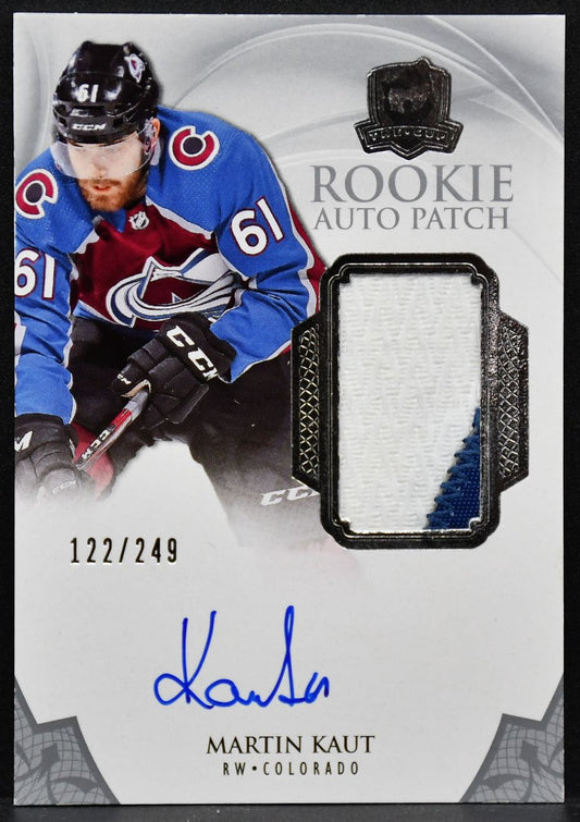 2020-21 UD The Cup Rookie Auto Patch Martin Kaut 140 RC Auto 122/249