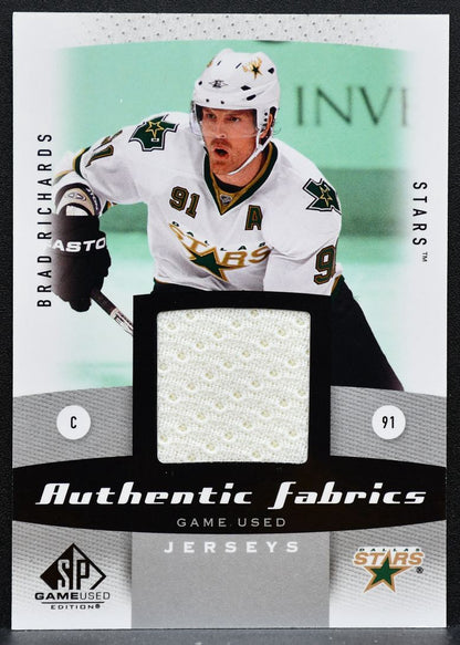 2010-11 SP Game Used Authentic Fabrics Brad Richards Dallas Stars Jersey 6199