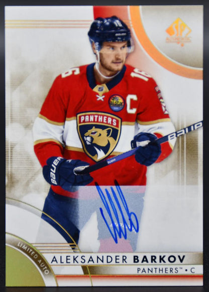 2023-24 SP Authentic Aleksander Barkov 26 Florida Panthers Auto
