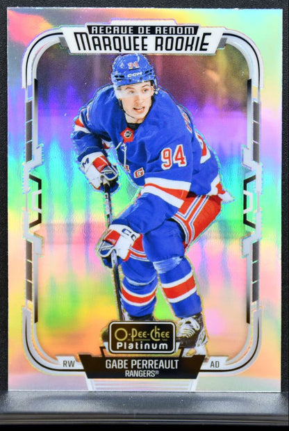 2025-26 O Pee Chee Platinum Marquee Rookie Rainbow Gabe Perreault RC 8327