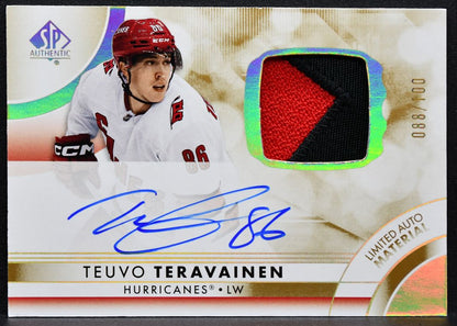 2023-24 SP Authentic Limited Auto Material Teuvo Teravainen Auto Patch 5725