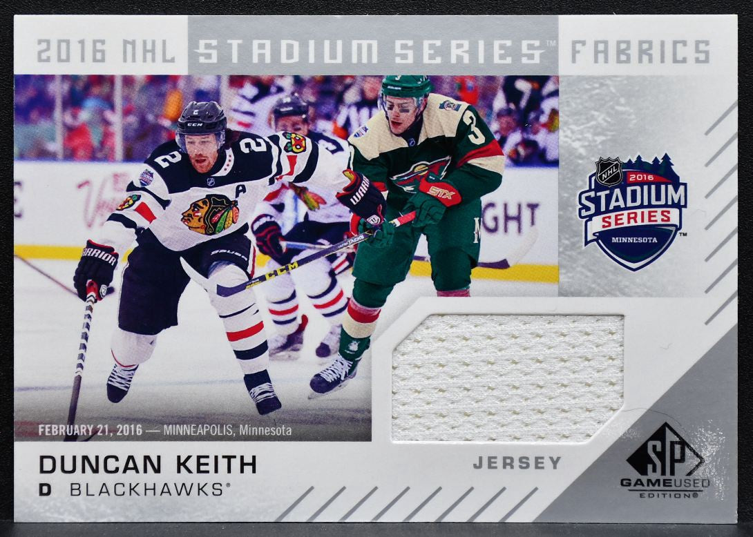 2016-17 SP Game Used 2016 Stadium Series Fabrics Keith Blackhawks Jersey 5111