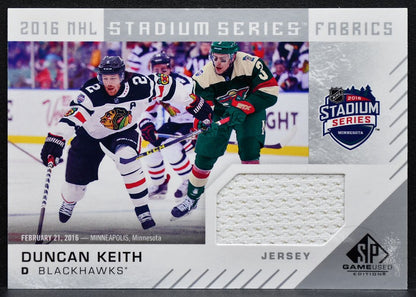 2016-17 SP Game Used 2016 Stadium Series Fabrics Keith Blackhawks Jersey 5111