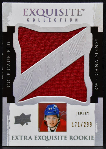 2021-22 UD Black Diamond Collection Caufield Canadiens RC 171/299 Jersey 3756
