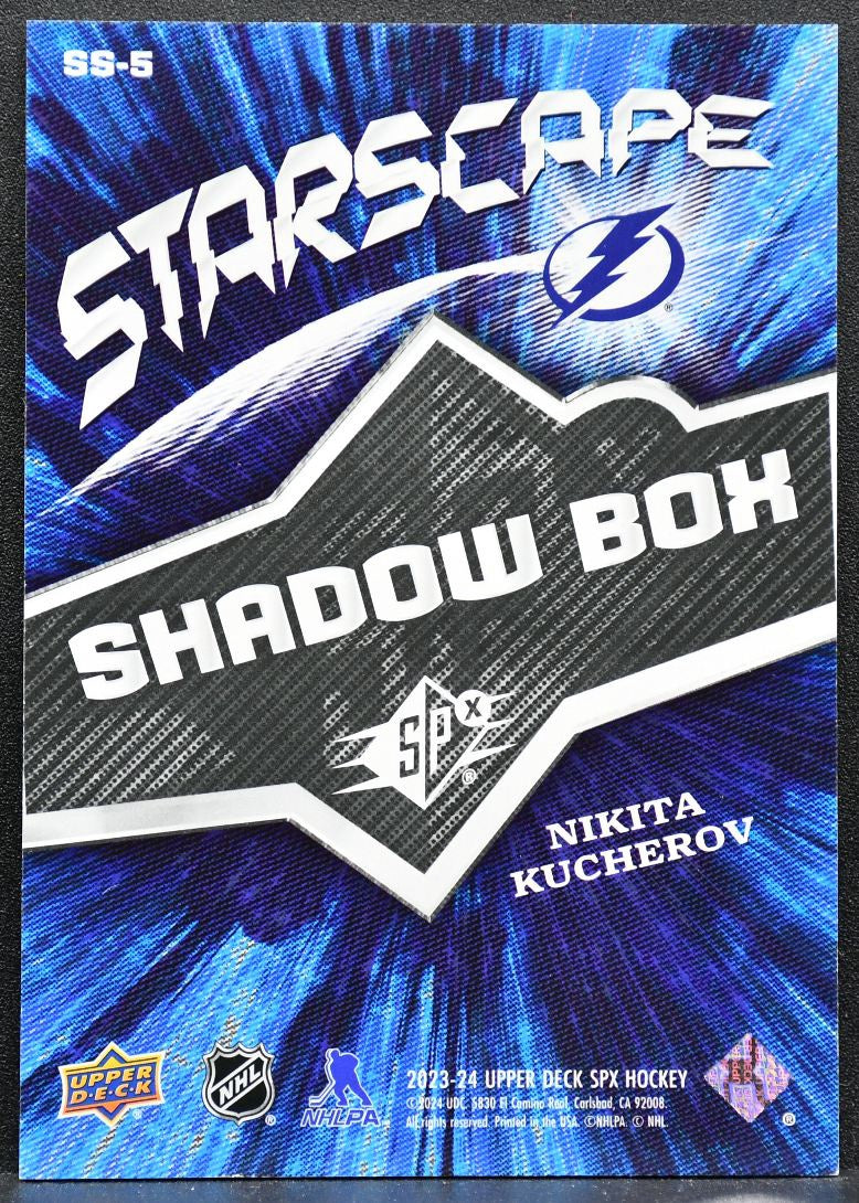 2023-24 SPx Starscape Shadow Box Nikita Kucherov SS-5 Tampa Bay Lightning 7702