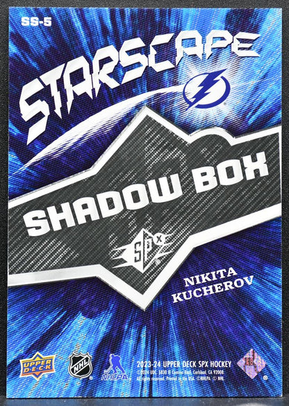 2023-24 SPx Starscape Shadow Box Nikita Kucherov SS-5 Tampa Bay Lightning 7702