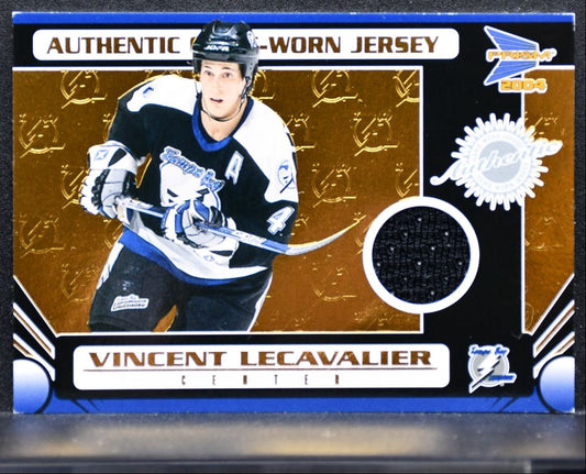 2003-04 Pacific Prism Jersey Vincent Lecavalier Lightning 768/935 Jersey 4527