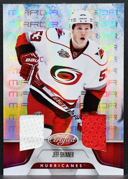 2011-12 Panini Certified Mirror Red Materials Dual Skinner Hurricanes RC 4312