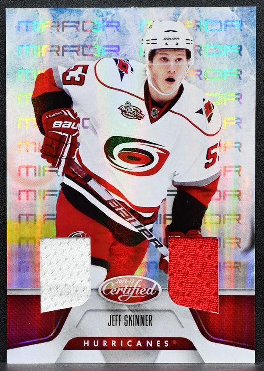 2011-12 Panini Certified Mirror Red Materials Dual Skinner Hurricanes RC 4312