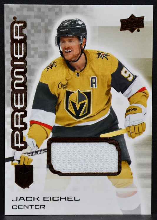 2024-25 UD Premier Jack Eichel 10 Vegas Golden Knights Jersey