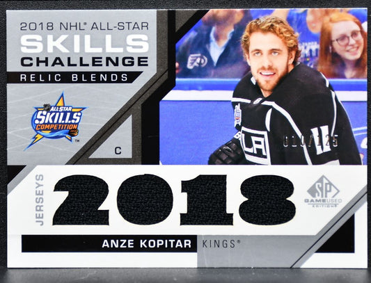 2018-19 SP GU 2018 ASG Relic Blends Kopitar /125 Jersey 8013
