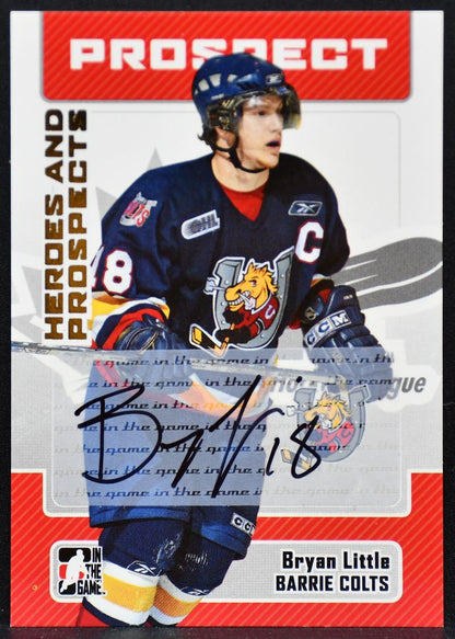 2006-07 In The Game Heroes and Prospects Little A-BLI Barrie Colts Auto 5606