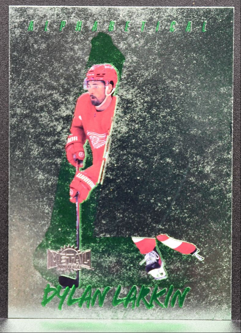 2024-25 SkyBox Metal Universe Alphabetical Dylan Larkin Detroit Red Wings 9546
