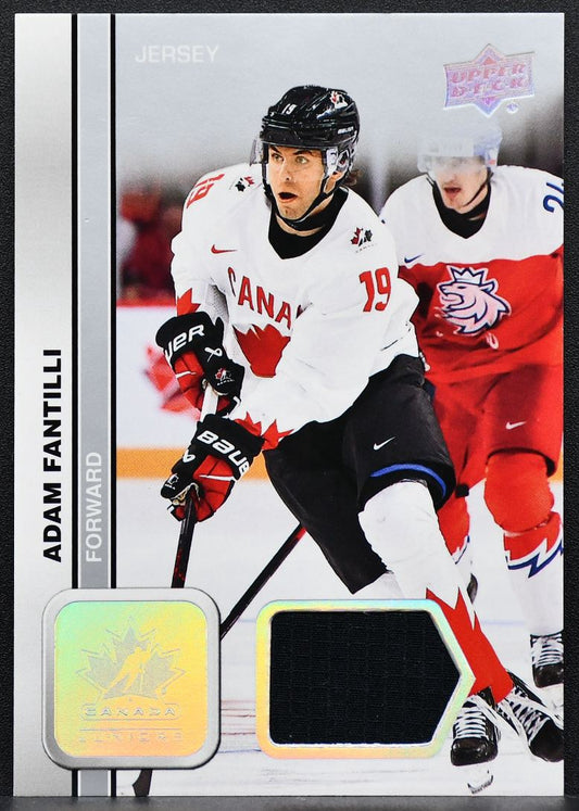 2023-24 Upper Deck Team Canada Juniors Adam Fantilli 9 Team Canada Jersey 8326