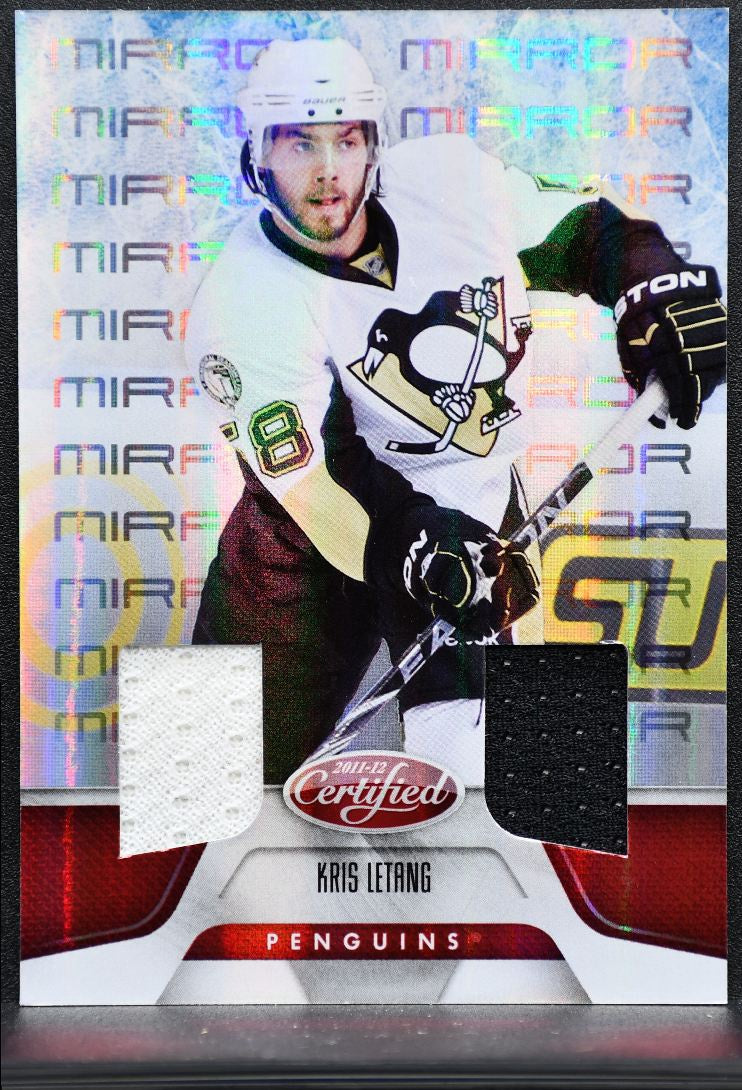 2011-12 Panini Certified Mirror Red Materials Dual Letang 080/150 Jersey 9899