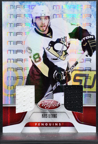 2011-12 Panini Certified Mirror Red Materials Dual Letang 080/150 Jersey 9899