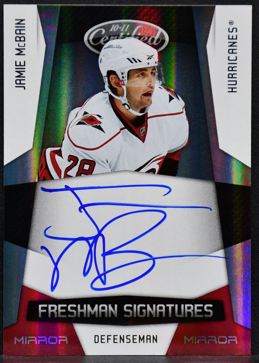 2010-11 Panini Freshman Signatures Mirror Jamie McBain 175 RC Auto 099/250