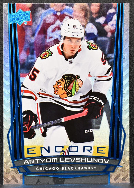 2025-26 Upper Deck Series 1 Encore Blue Artyom Levshunov E-98 RC 7336