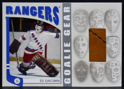 2004-05 ITG Franchises US East Goalie Gear Giacomin EGG-06 Rangers Glove 3497
