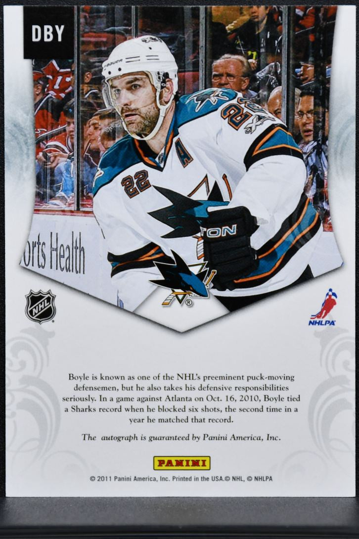 2011-12 Panini Private Signings Dan Boyle DBY San Jose Sharks Auto 6256