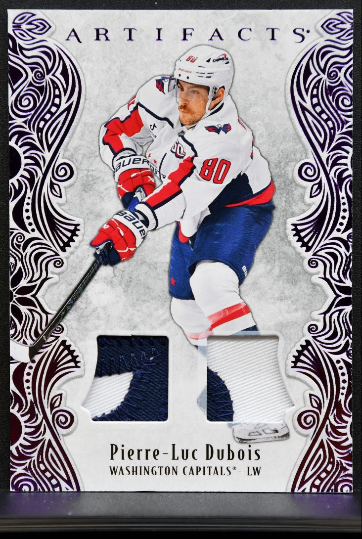 2025-26 UD Artifacts Purple Materials Pierre-Luc Dubois 13/25 Patch 0771