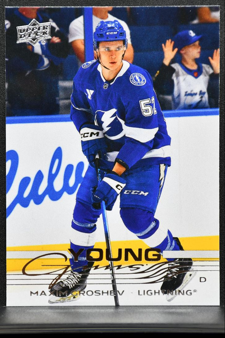 2025-26 Upper Deck Extended Series Young Guns Maxim Groshev Lightning RC 3123