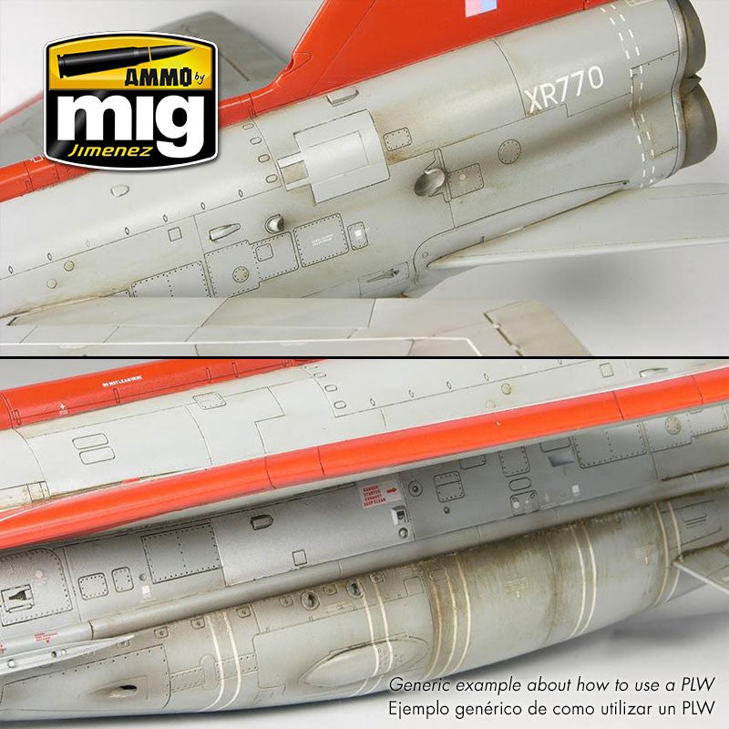 Ammo Mig Stone Grey for Black Panel Line Wash