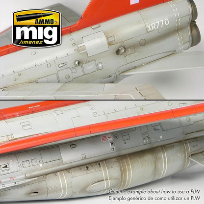 Ammo Mig Stone Grey for Black Panel Line Wash