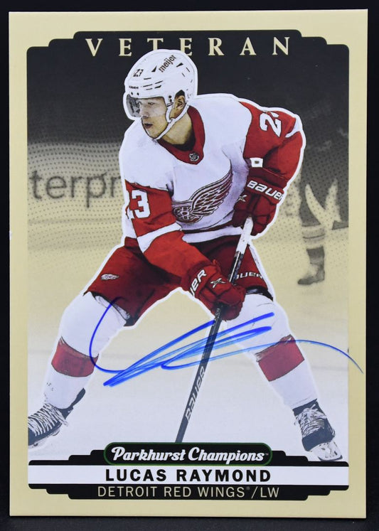 2022-23 Parkhurst Champions Lucas Raymond 217 Auto