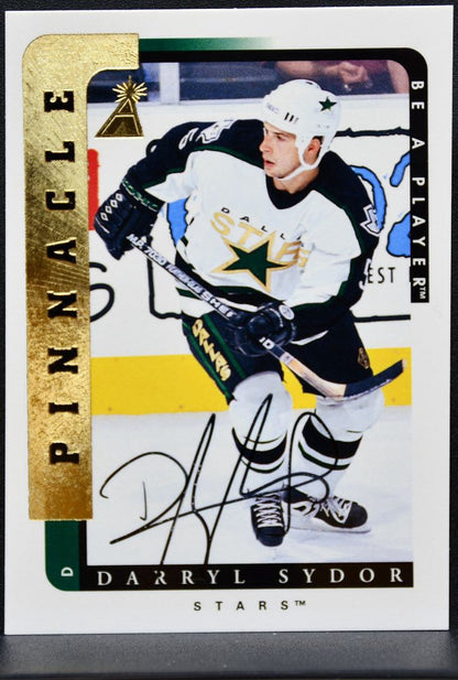1996-97 Pinnacle Be a Player Autographs Darryl Sydor 176 Dallas Stars Auto 1752