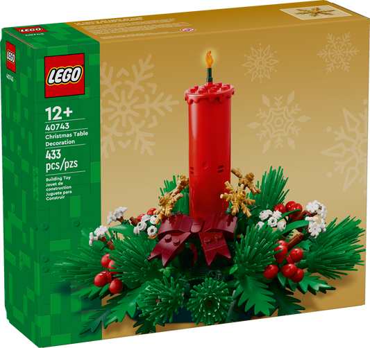 Décoration de table de Noël