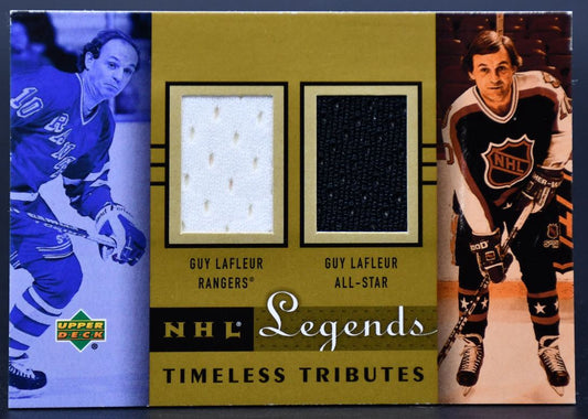 2001-02 UD Legends Timeless Tributes Guy Lafleur - Combo TT-GY Jersey