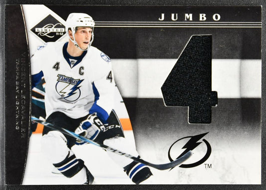 2011-12 Panini Limited Materials Jumbo Numbers Vincent Lecavalier Jersey 2051
