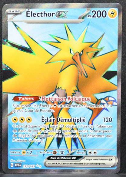 Pokémon Electhor ex French SV: Scarlet & Violet 151 192/165 LP French