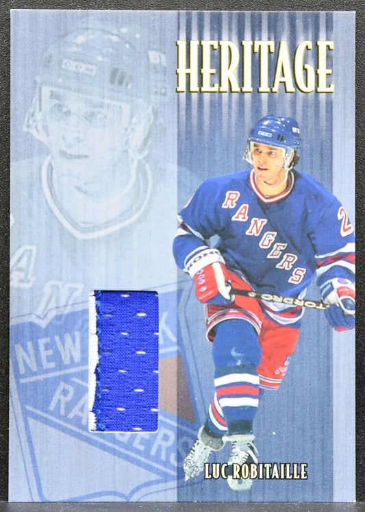 2001-02 In the Game Be A Player Update Series Heritage Robitaille Jersey 2716
