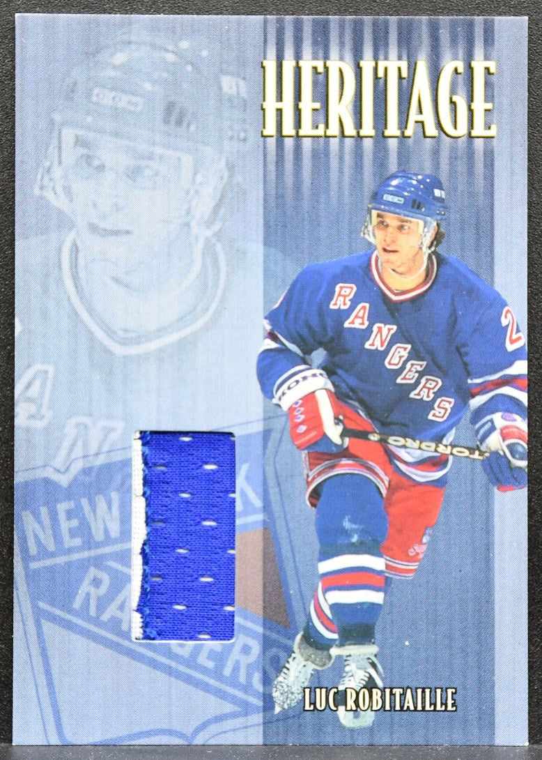 2001-02 In the Game Be A Player Update Series Heritage Robitaille Jersey 2716