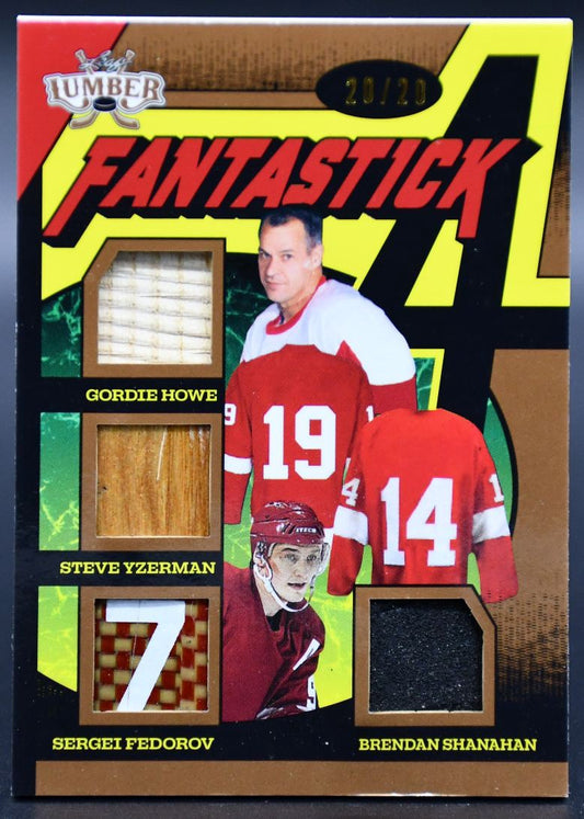 2022-23 Leaf Howe/Yzerman/Fedorov/Shanahan/Datsyuk/Zetterberg/Ullman /20 Stick