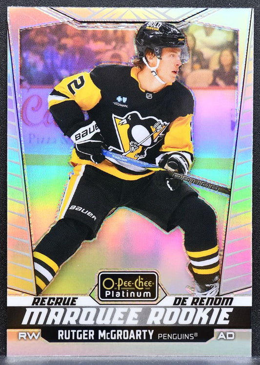 2024-25 O-Pee-Chee Platinum Rainbow Rutger McGroarty 276 Penguins RC 1310