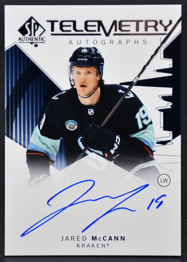 2024-25 SP Authentic Jared McCann T-JM Seattle Kraken Auto