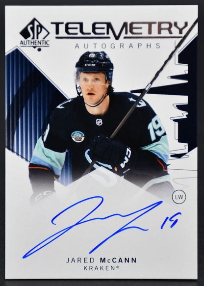 2024-25 SP Authentic Jared McCann T-JM Seattle Kraken Auto