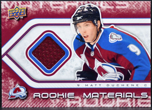 2009-10 UD Series 2 Rookie Materials Matt Duchene Avalanche RC Jersey 1112