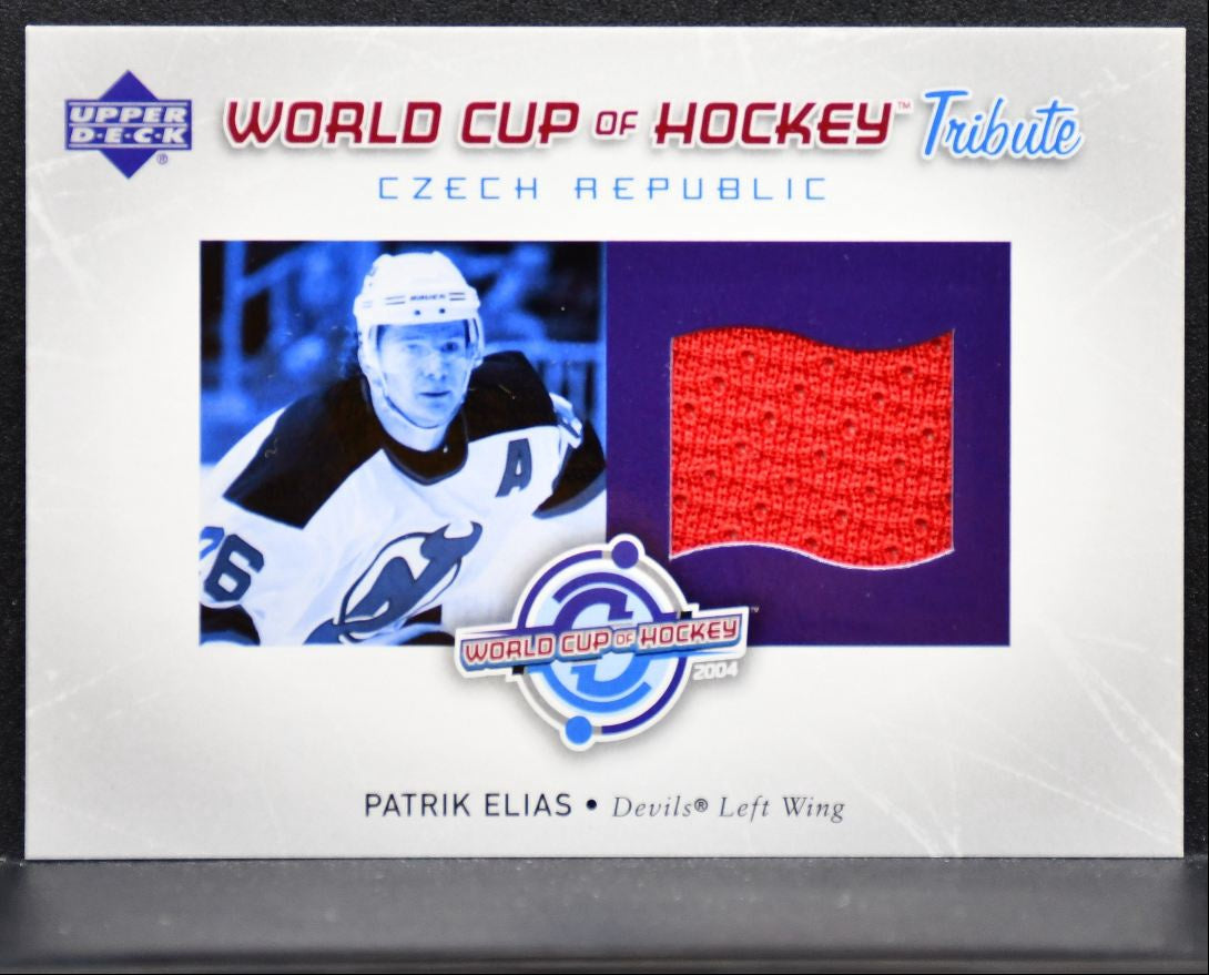 2004-05 Upper Deck World Cup Tribute Patrik Elias New Jersey Devils Jersey 1915